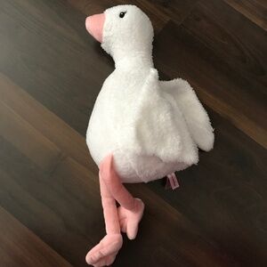 New La Vie en Rose Duck Plush Toy Stuffed Animal Snow White Pink